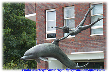 Boy With a Dolphin, front view